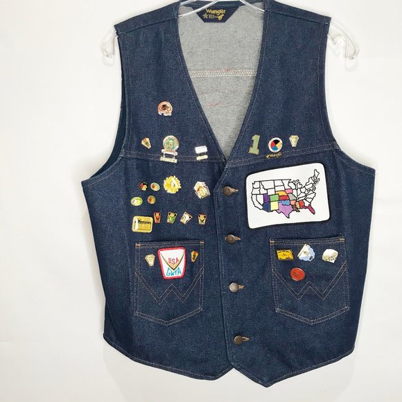Wrangler Other - Wrangler Vtg Vest sz Lg Honda Goldwing  Motorcycle
